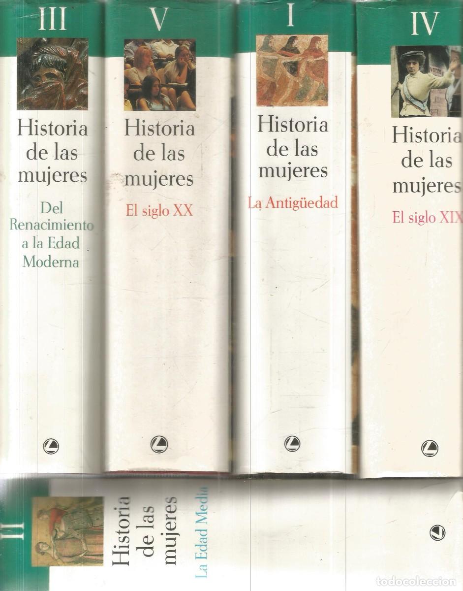 Libros de segunda mano: GEORGES DUBY. HISTORIA DE LAS MUJERES. 5 TOMOS. CIRCULO DE LECTORES