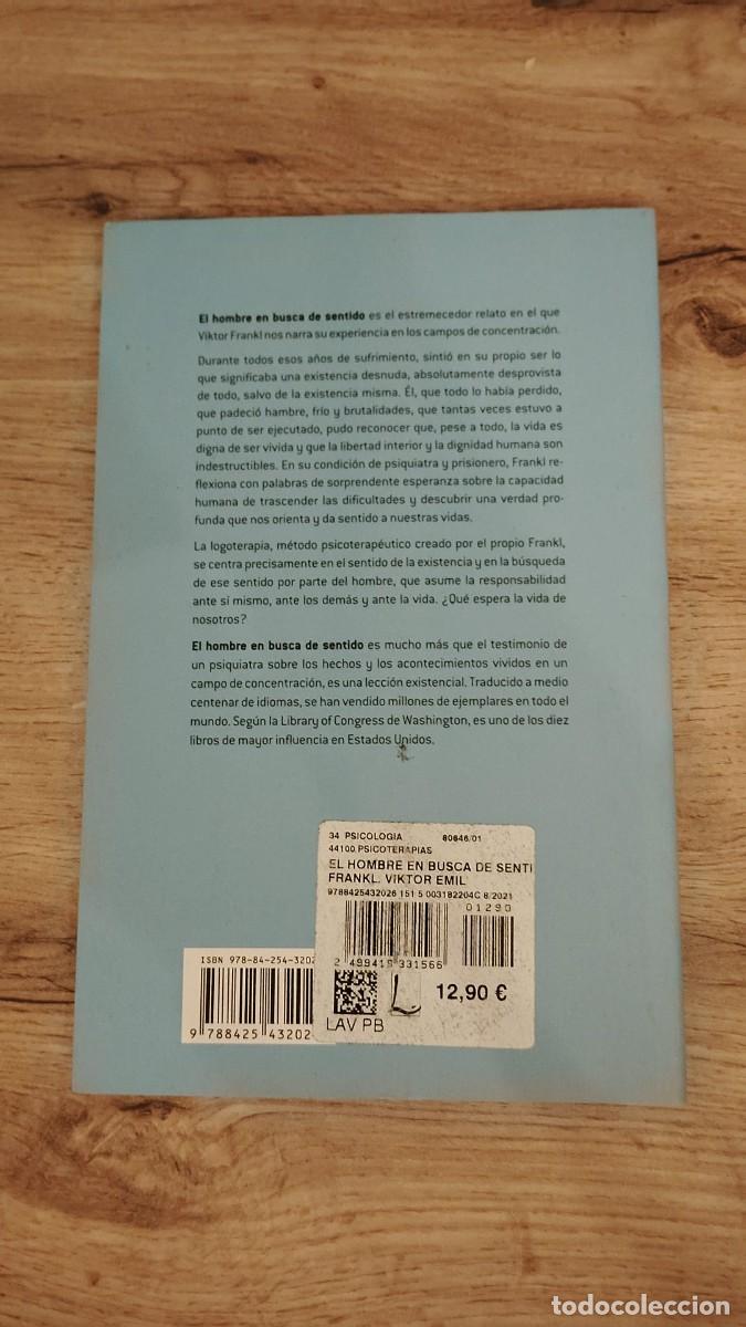 Libros de segunda mano: El hombre en busca de sentido | Viktor Frankl | Herder - Foto 2
