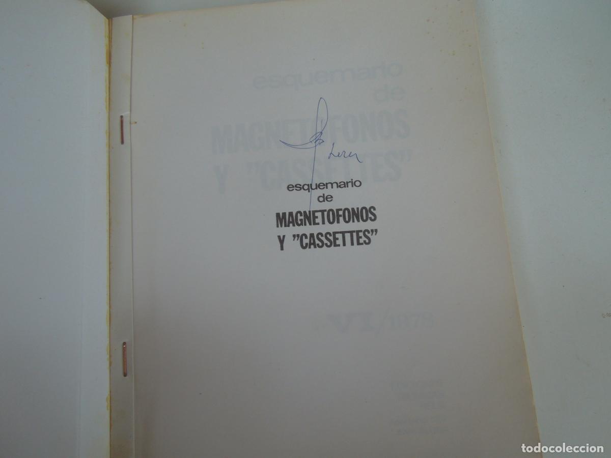 Libros de segunda mano: ESQUEMARIO DE MAGNETOFONOS Y CASSETTES - REDE - VI 1978 - Foto 2