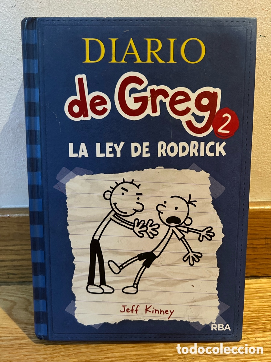 Second hand books: DIARIO de Greg 2 LA LEY DE RODRICK Jeff Kinney