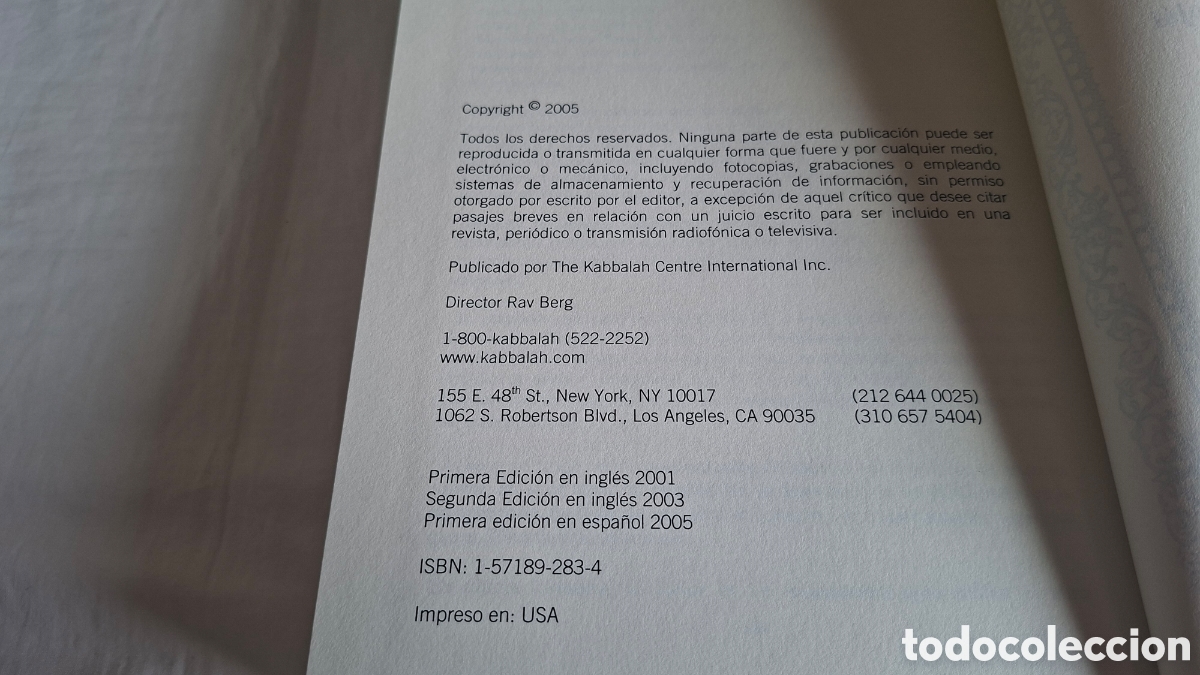 Libros de segunda mano: EL ZOHAR. 3 tomos Primera edici&oacute;n espa&ntilde;ol. 2005. Cabala - Foto 3