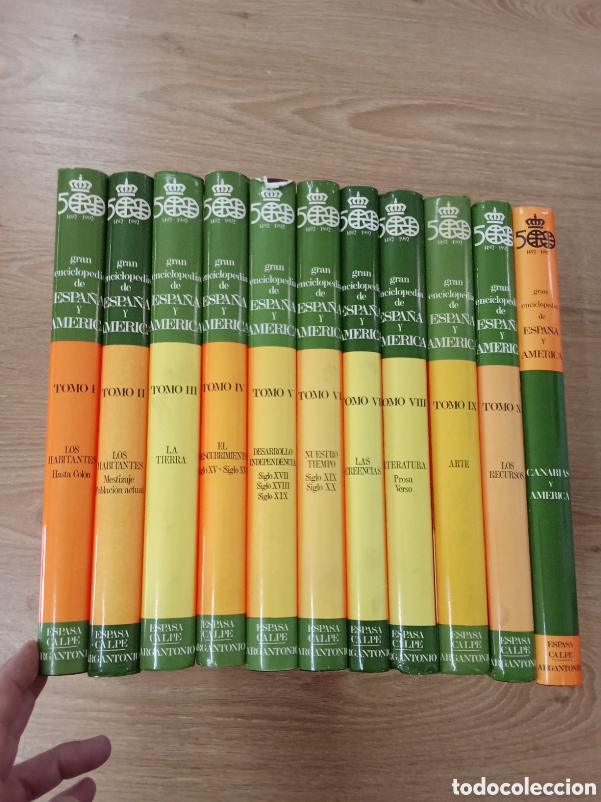 Libros de segunda mano: Gran Enciclopedia de Espa&ntilde;a y Am&eacute;rica - Espasa Calpe / Argantonio