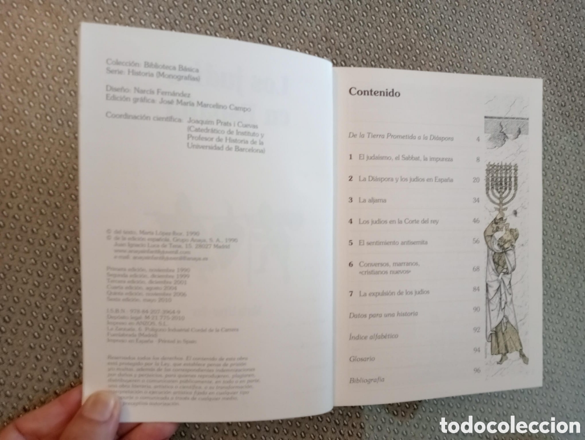 Libros de segunda mano: Los jud&iacute;os en Espa&ntilde;a / Marta L&oacute;pez-Ibor - Foto 3