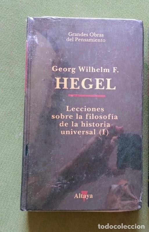 Libros de segunda mano: Lecciones sobre la filosof&iacute;a de la historia universal (I) - Georg Wilhelm F Hegel - Altaya - Grandes