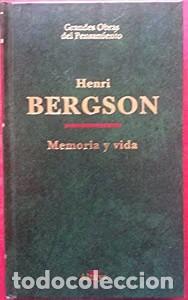 Libros de segunda mano: Memoria y Vida - Henri Bergson - Ediciones Altaya - Grandes Obras del Pensamiento