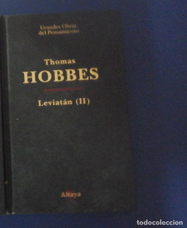 Libros de segunda mano: Leviat&aacute;n (II) - Thomas Hobbes - Altaya - Grandes Obras del Pensamiento