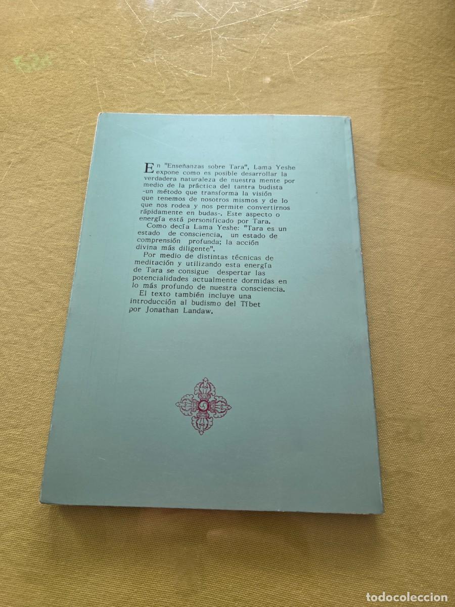 Libros de segunda mano: Lama Yeshe - Ense&ntilde;anzas sobre Tara. - Foto 2