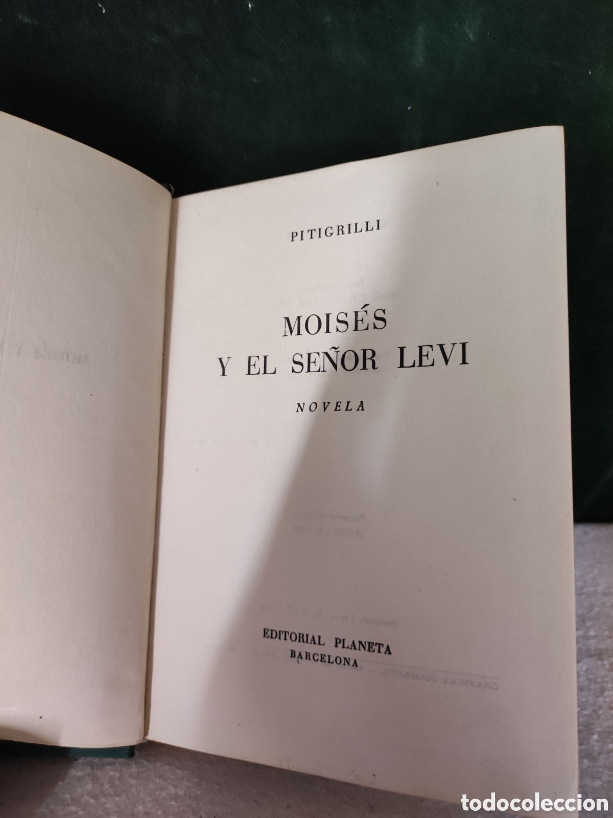 Libros de segunda mano: Mois&eacute;s y el se&ntilde;or levi novela