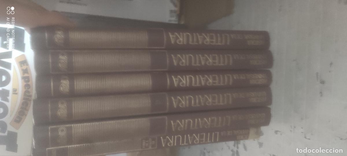 Libros de segunda mano: HISTORIA UNIVERSAL DE LA LITERATURA - ORBIS - completa en 6 TOMOS