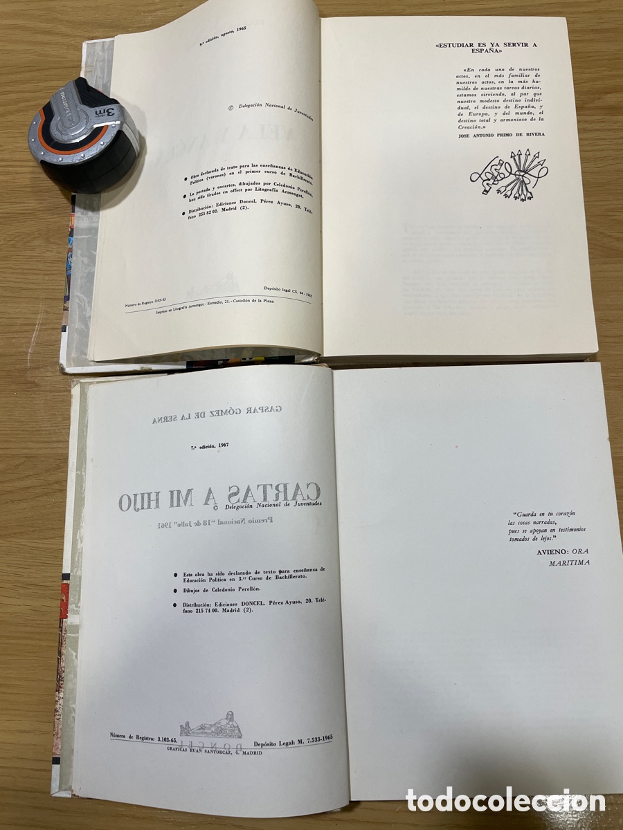 Libros de segunda mano: Vela y ancla + cartas a mi hijo Ed. Doncel. - Foto 5