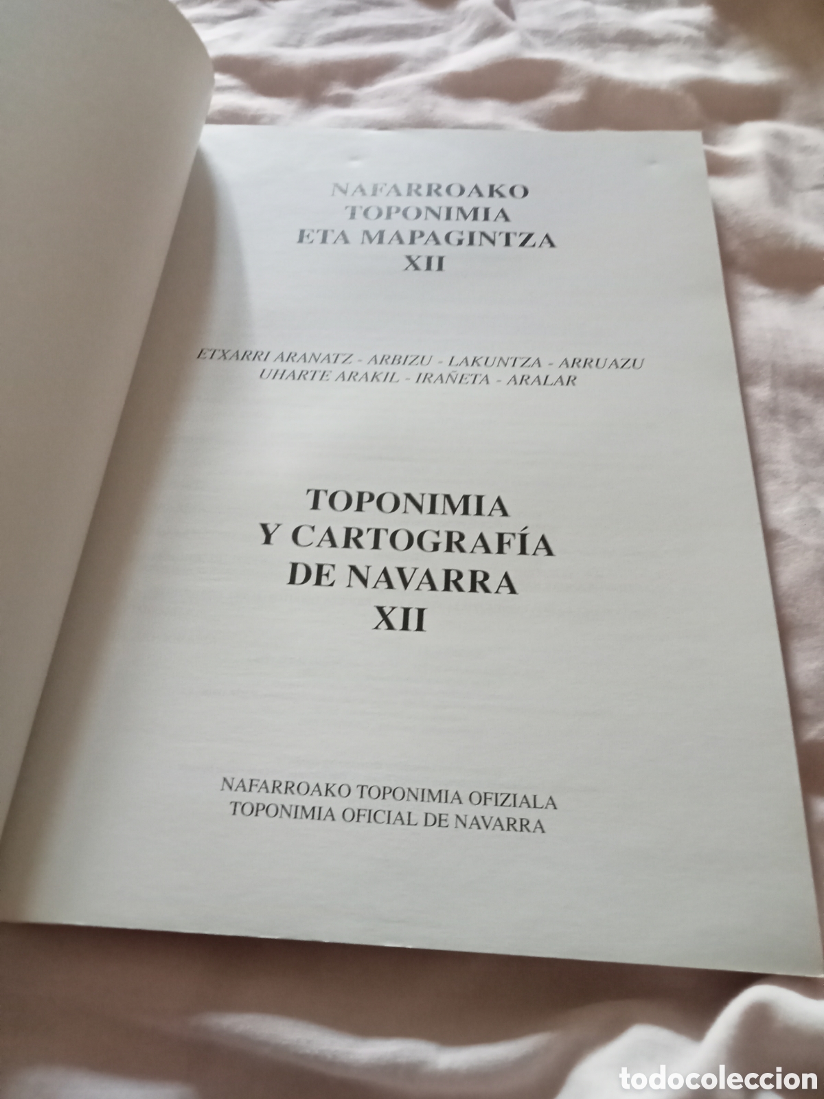 Libros de segunda mano: Toponimia y cartograf&iacute;a de Navarra con mapas - Foto 2