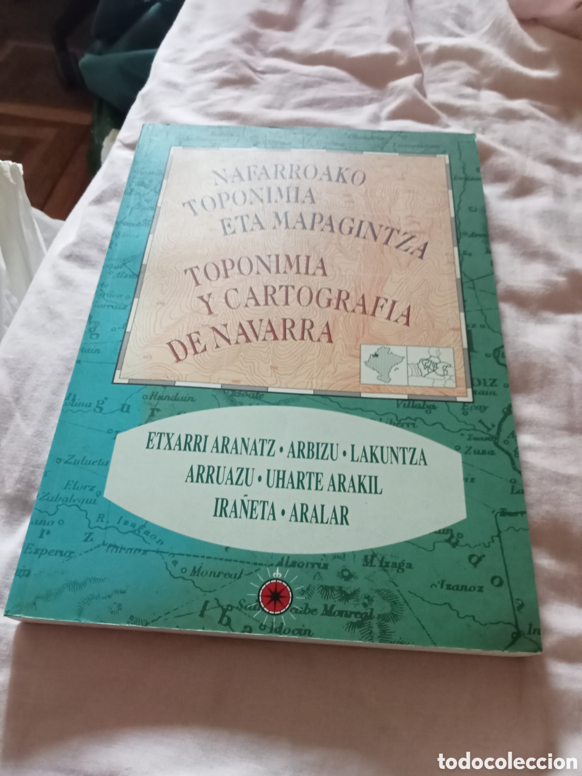 Libros de segunda mano: Toponimia y cartograf&iacute;a de Navarra con mapas