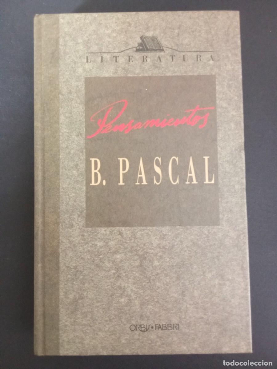 Libros de segunda mano: BLAISE PASCAL.- Pensamientos. bri (1990). Traducci&oacute;n cedida por Editorial Aguilar. Blas pascal