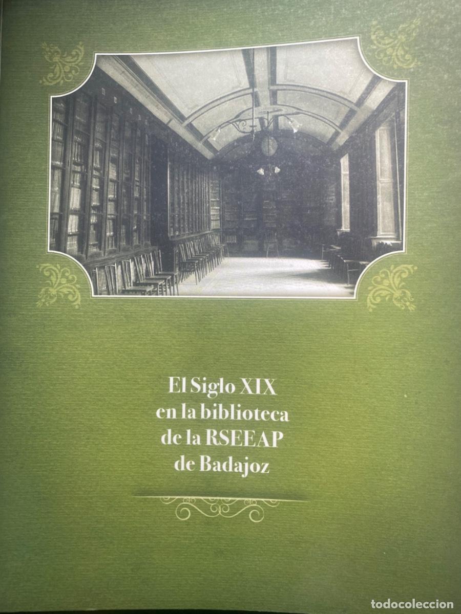 Libros de segunda mano: LIBRO EL SIGLO XIX EN LA BIBLIOTECA DE RSEEAP SOCIEDAD ECON&Oacute;MICA AMIGOS DEL PA&Iacute;S BADAJOZ