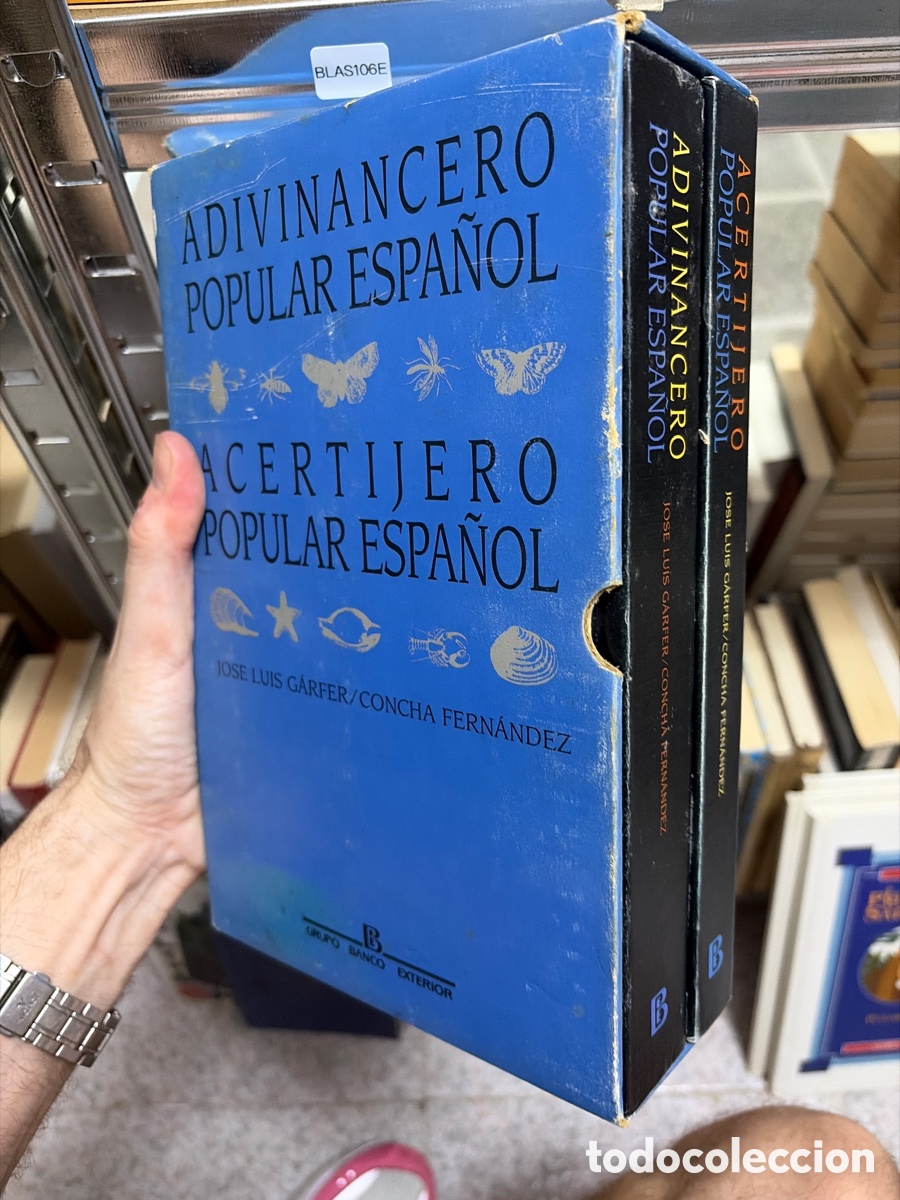 Libros de segunda mano: Blas106E adivinancero y acertijero popular espa&ntilde;ol Jos&eacute; Luis Garfer Concha Fern&aacute;ndez adivinanzas