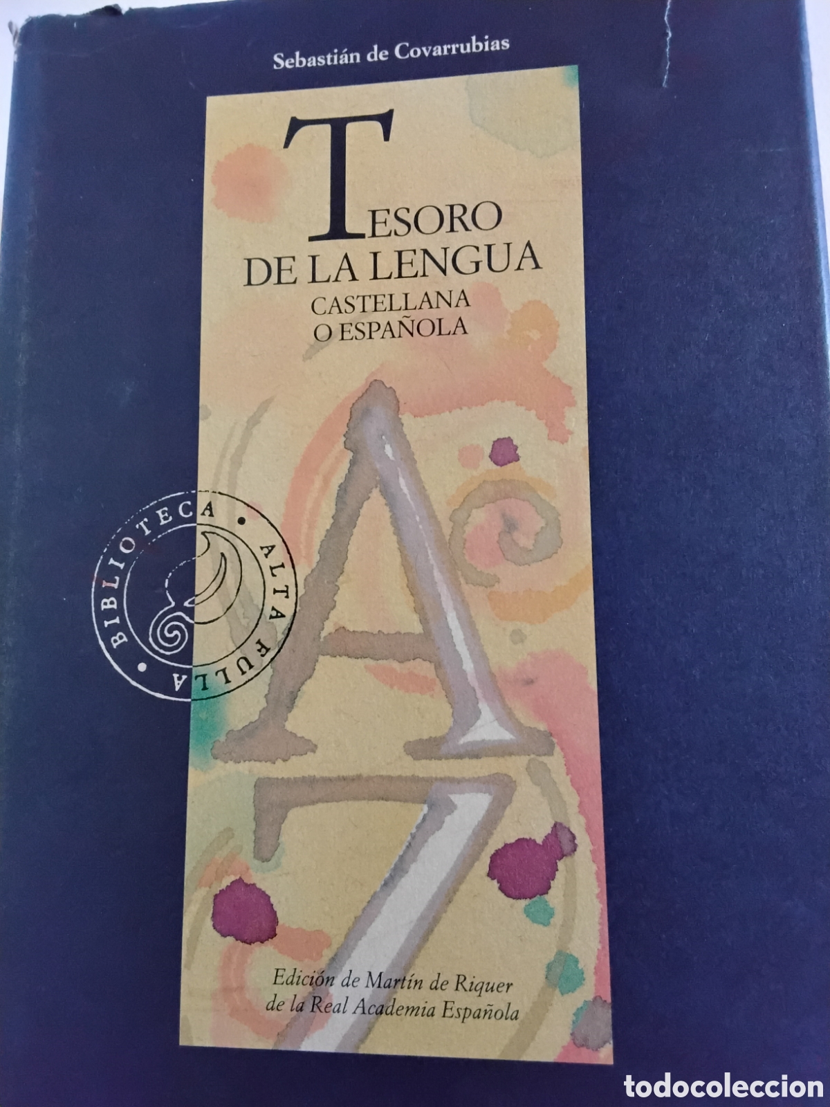 Libros de segunda mano: TESORO DE LA LENGUA CASTELLANA O ESPA&Ntilde;OLA. SEBASTI&Aacute;N DE COVARRUBIAS. ED. DE MART&Iacute;N DE RIQUER. 1993