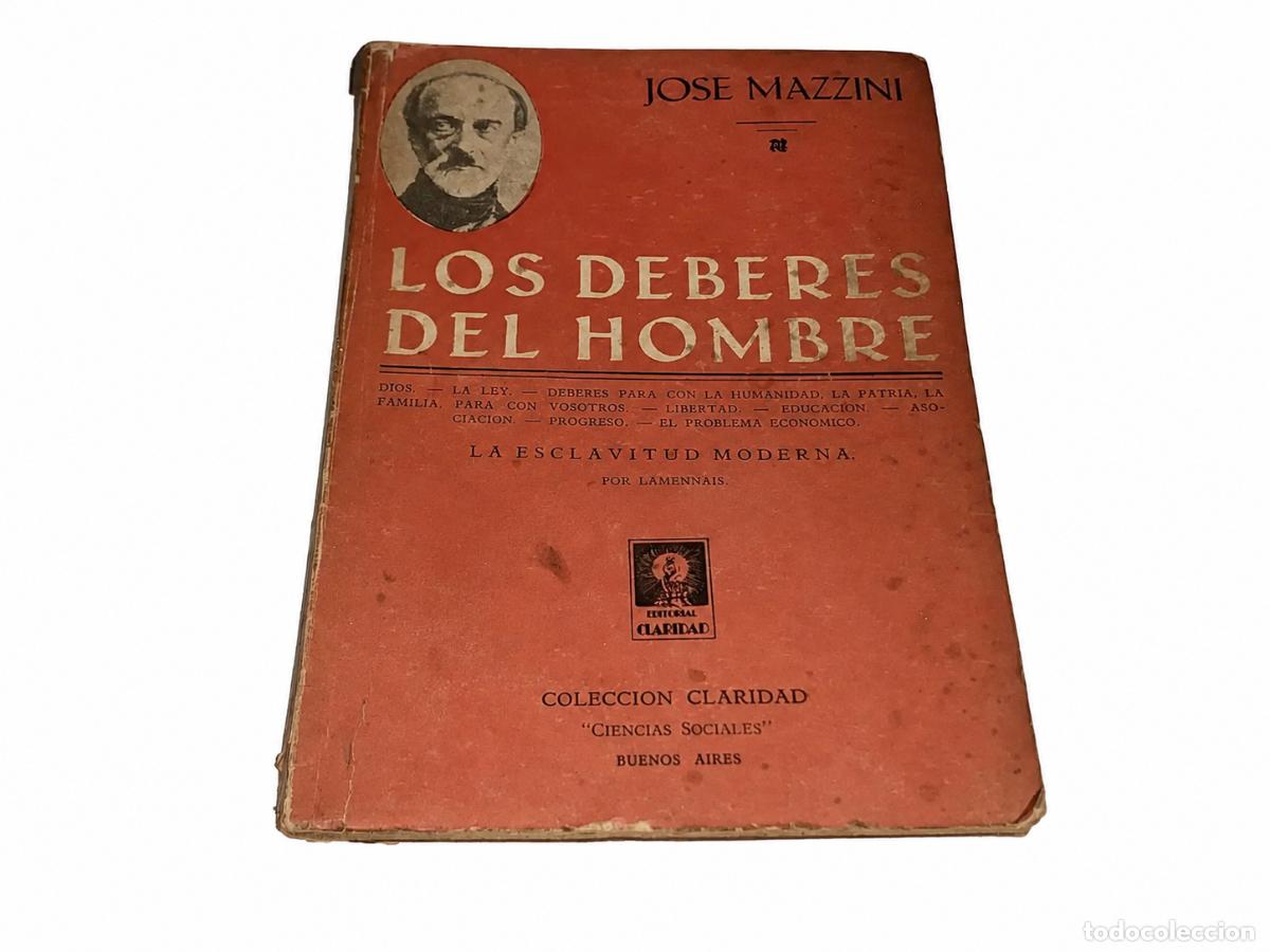 Libros de segunda mano: JOS&Eacute; MAZZINI / LAMENNAIS &ndash; LOS DEBERES DEL HOMBRE / LA ESCLAVITUD MODERNA LM