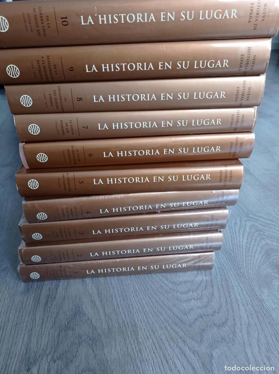 Libros de segunda mano: LA HISTORIA EN SU LUGAR - NUEVA HISTORIA DE ESPA&Ntilde;A - PLANETA - 10 TOMOS + 10 DVD