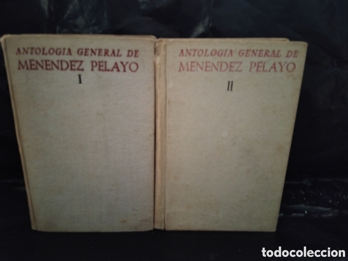 Libros de segunda mano: Marcelino Men&eacute;ndez Pelayo.Antolog&iacute;a general.(2TOMOS).B.A.C.
