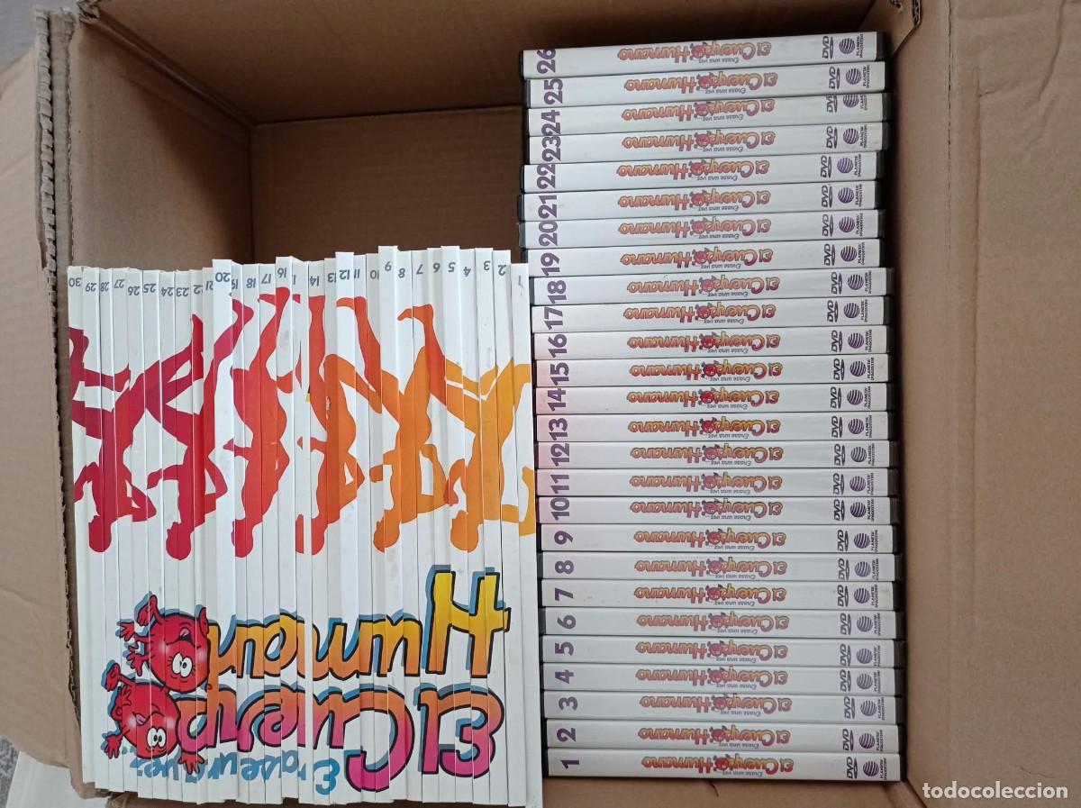 Libros de segunda mano: &Eacute;RASE UNA VEZ EL CUERPO HUMANO - COLECCI&Oacute;N COMPLETA 30 LIBROS + 26 DVD - PLANETA DEAGOSTINI