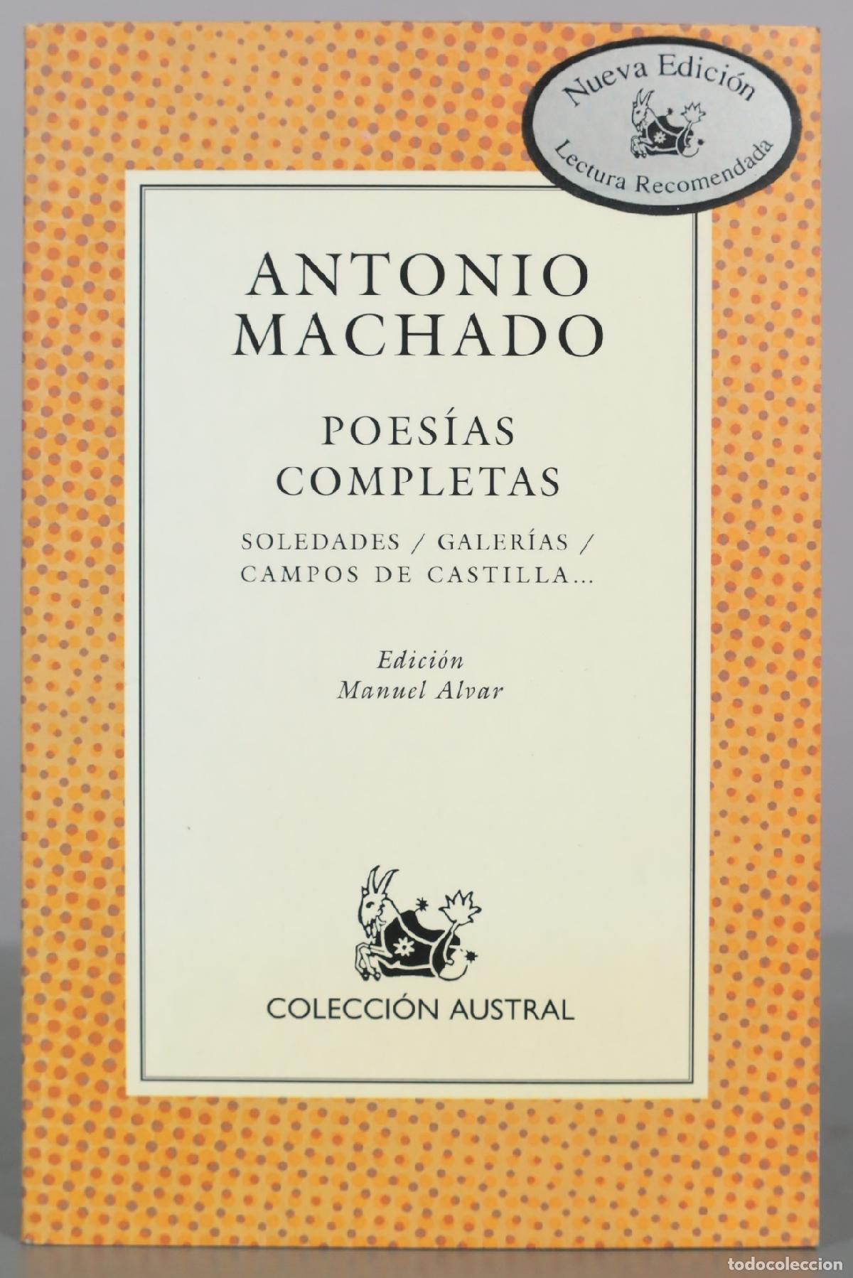 Second hand books: CD. Poes&iacute;as Completas - Antonio Machado - Espasa Calpe