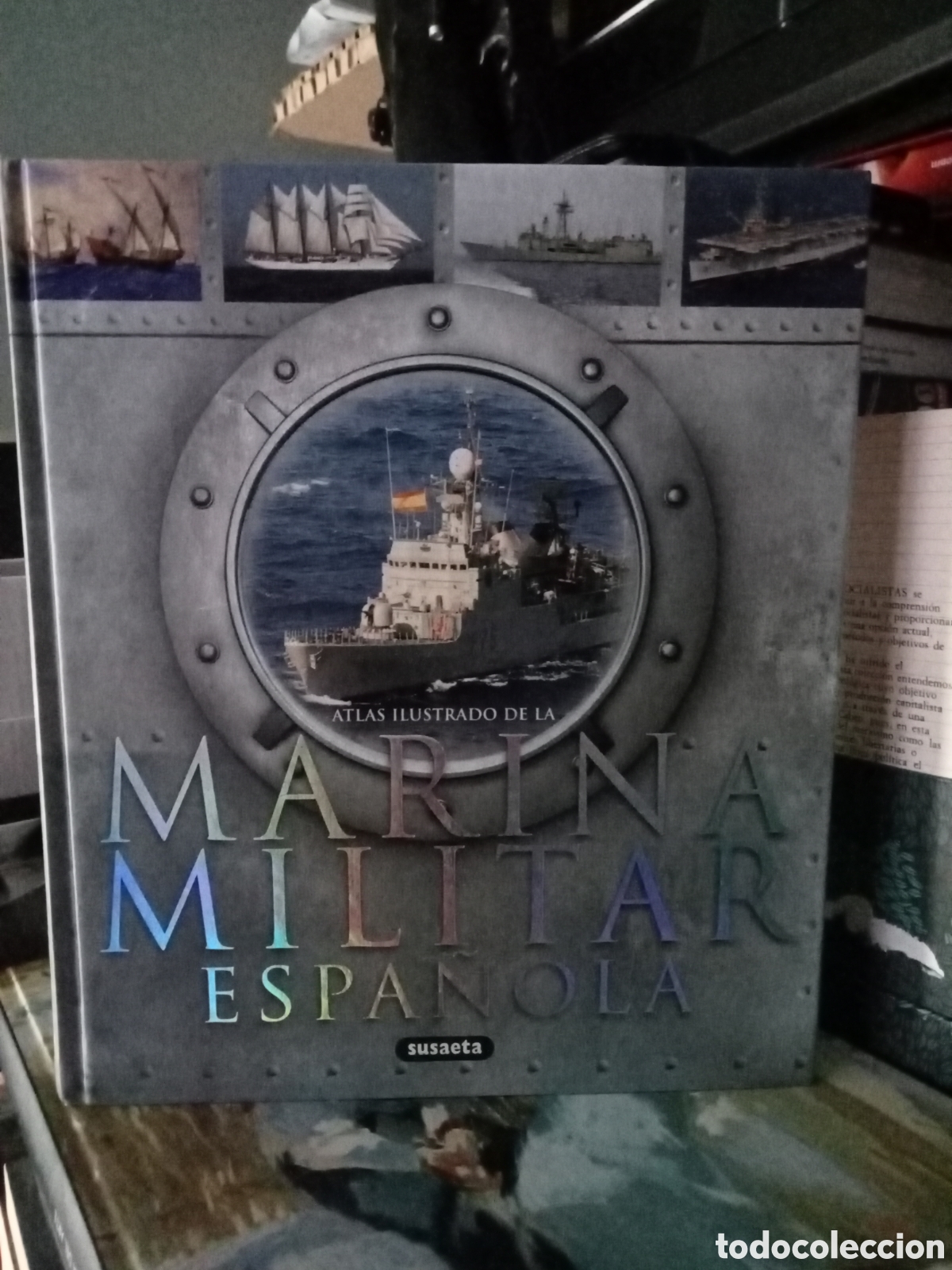 Libros de segunda mano: Atlas ilustrado de la Marina militar espa&ntilde;ola susaeta
