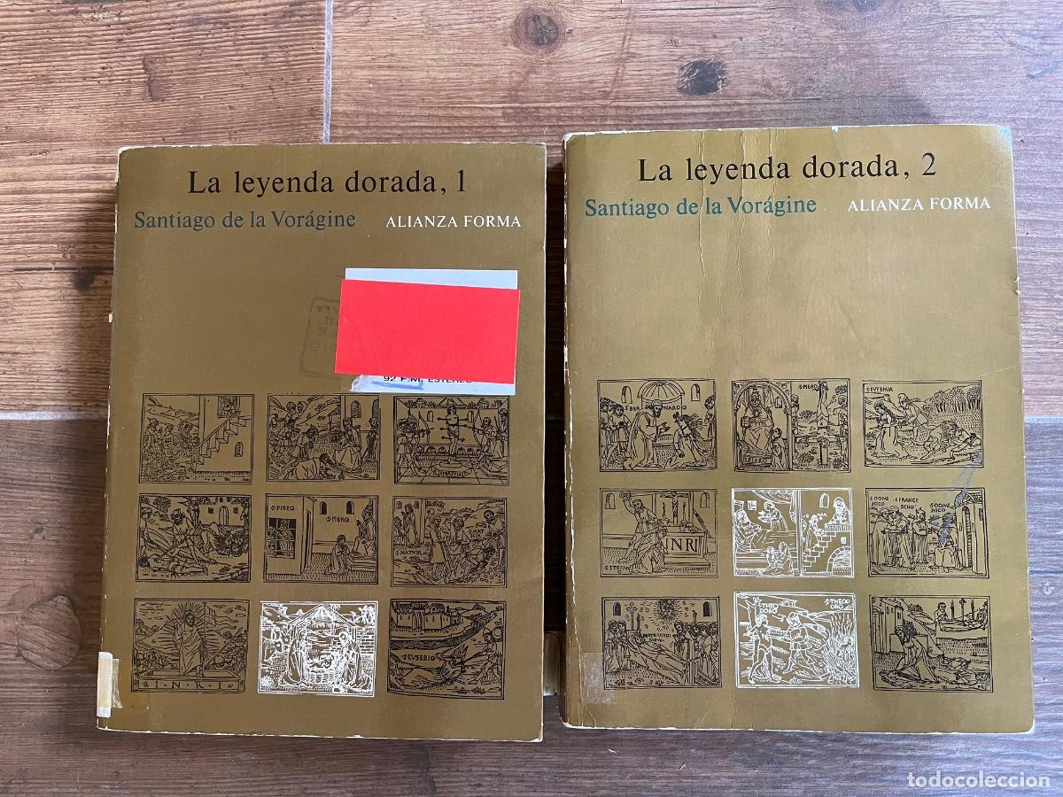 Libros de segunda mano: La leyenda dorada (2 vols.) Santiago de la Vor&aacute;gine. Alianza