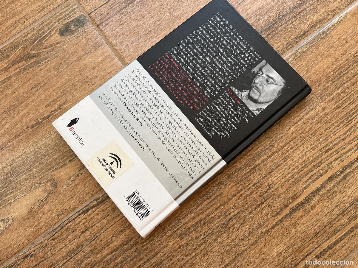 Libros de segunda mano: CERO ABSOLUTO. JAVIER FERN&Aacute;NDEZ - Foto 3