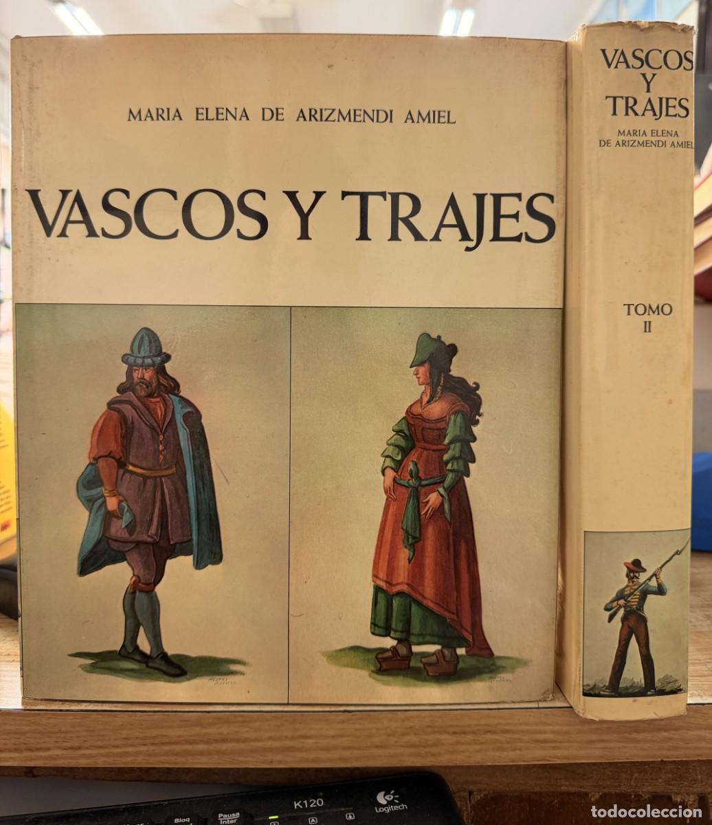 Libros de segunda mano: VASCOS Y TRAJES (2 TOMOS). DE ARIZMENDI AMIEL, MARIA ELENA. A-LPAVA-142