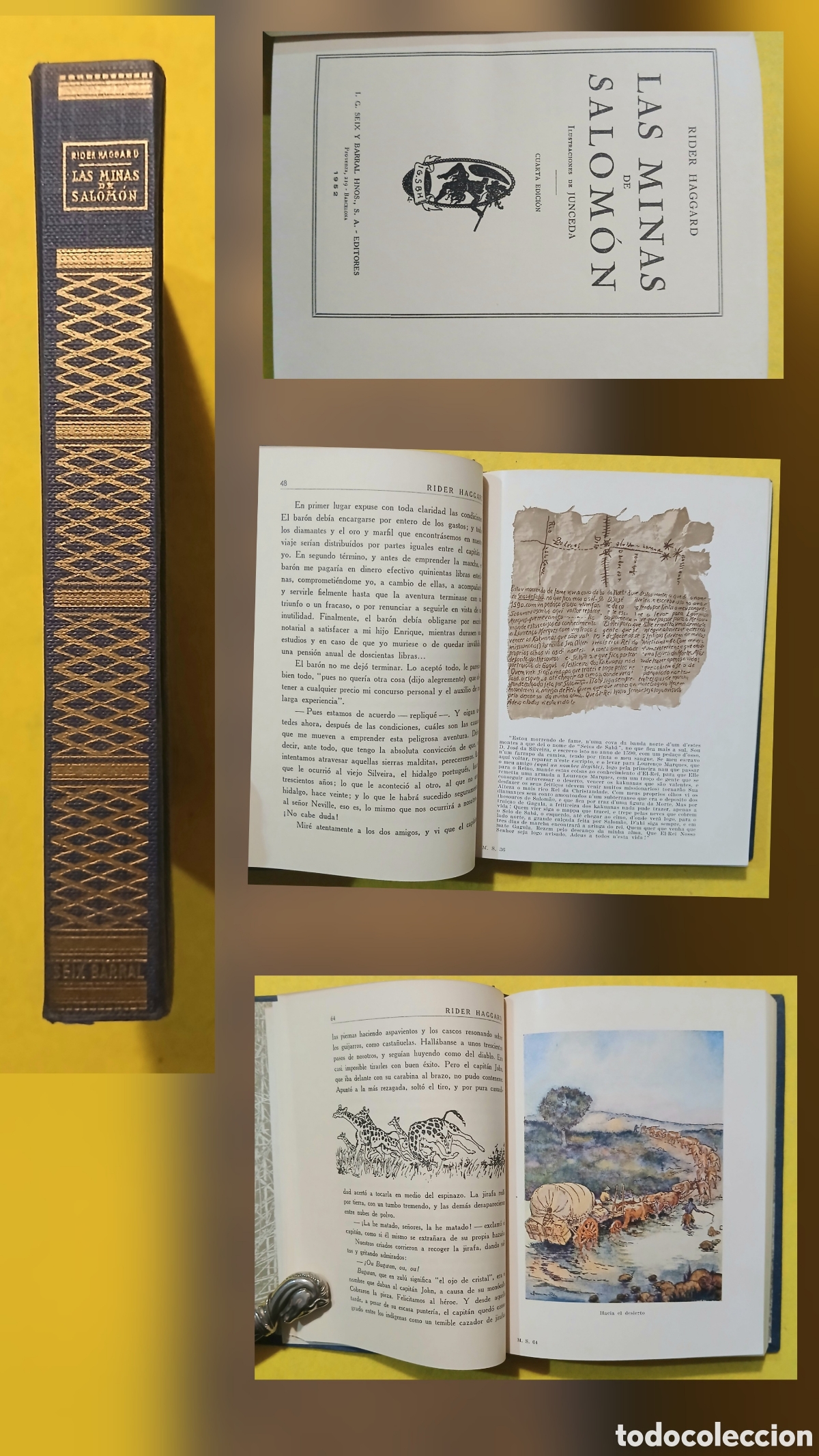Libros de segunda mano: las minas de Salomon, Rider Haggard