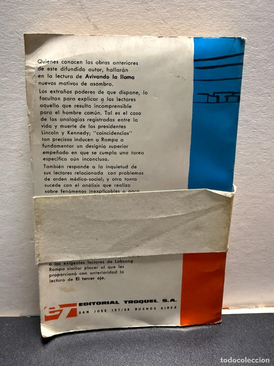 Libros de segunda mano: Lobsang Rampa - Avivando La Llama - Foto 2