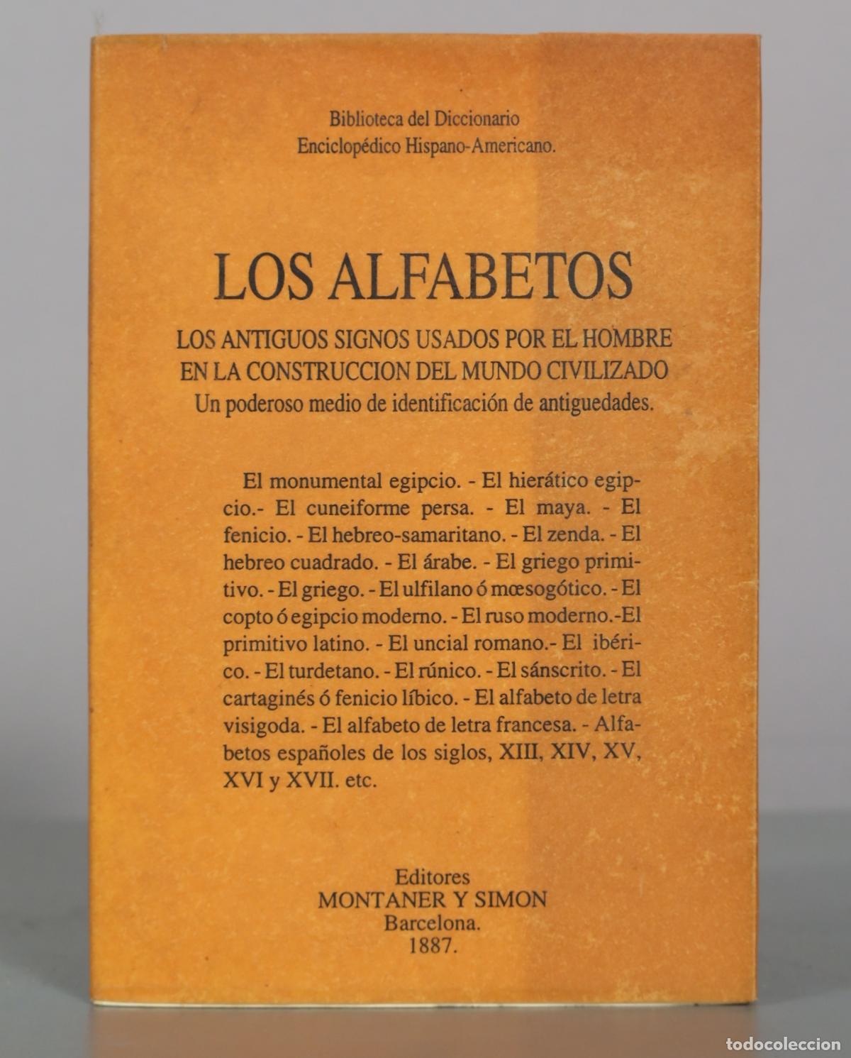 Libros de segunda mano: Los Alfabetos - Montaner y Sim&oacute;n FACSIMIL