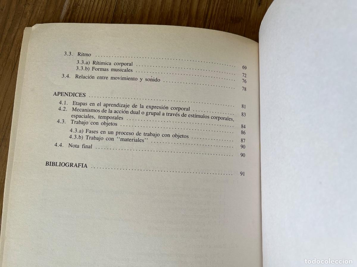 Libros de segunda mano: Expresi&oacute;n corporal. Marta Schinca. Bases para una programacion te&oacute;rico- pr&aacute;ctica. - Foto 6