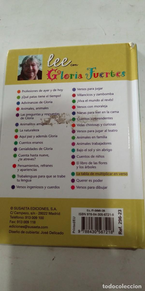 Libros de segunda mano: La tabla de multiplicar en verso Lee con Gloria Fuertes - Foto 2
