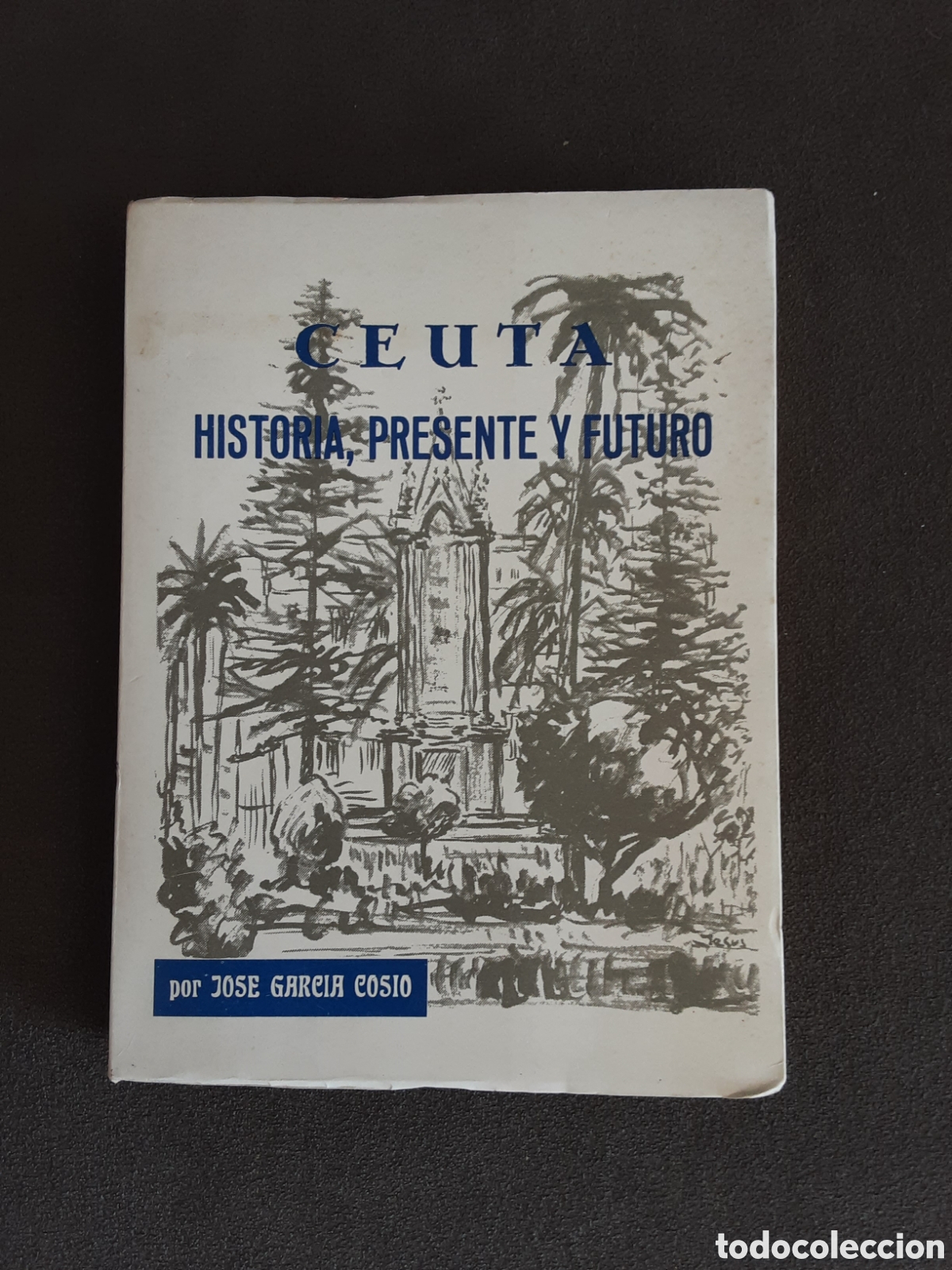 Libros de segunda mano: CEUTA PASADO PRESENTE Y FUTURO POR JOSE GARCIA COSIO 1977 FIRMADO Y DEDICADO POR EL AUTOR RARO