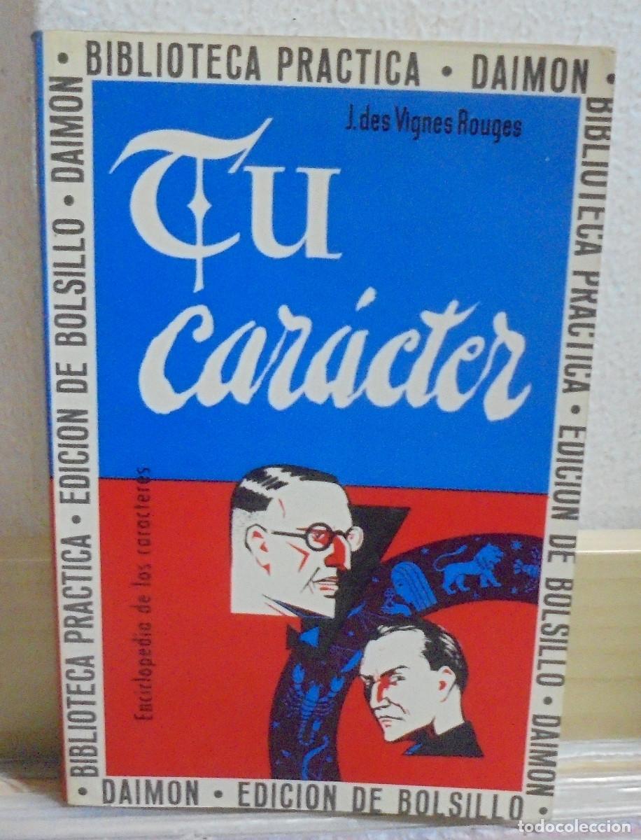 Libros de segunda mano: Tu caracter. Jean des Vignes Rouges