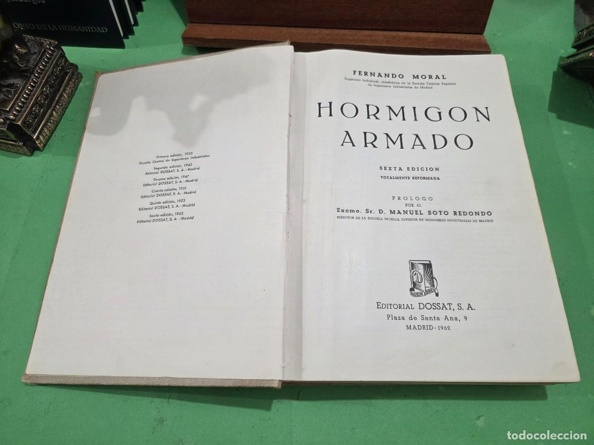 Libros de segunda mano: F. MORAL...&rdquo;&rdquo;HORMIG&Oacute;N ARMADO&rdquo;&rdquo;...EDITORIAL DOSSAT...MADRID...1962... - Foto 12