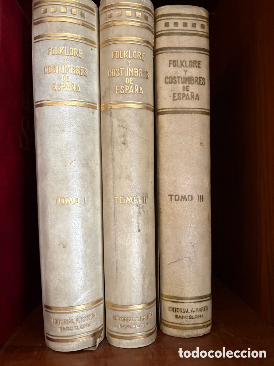 Libros de segunda mano: Folklore y costumbres de Espa&ntilde;a
