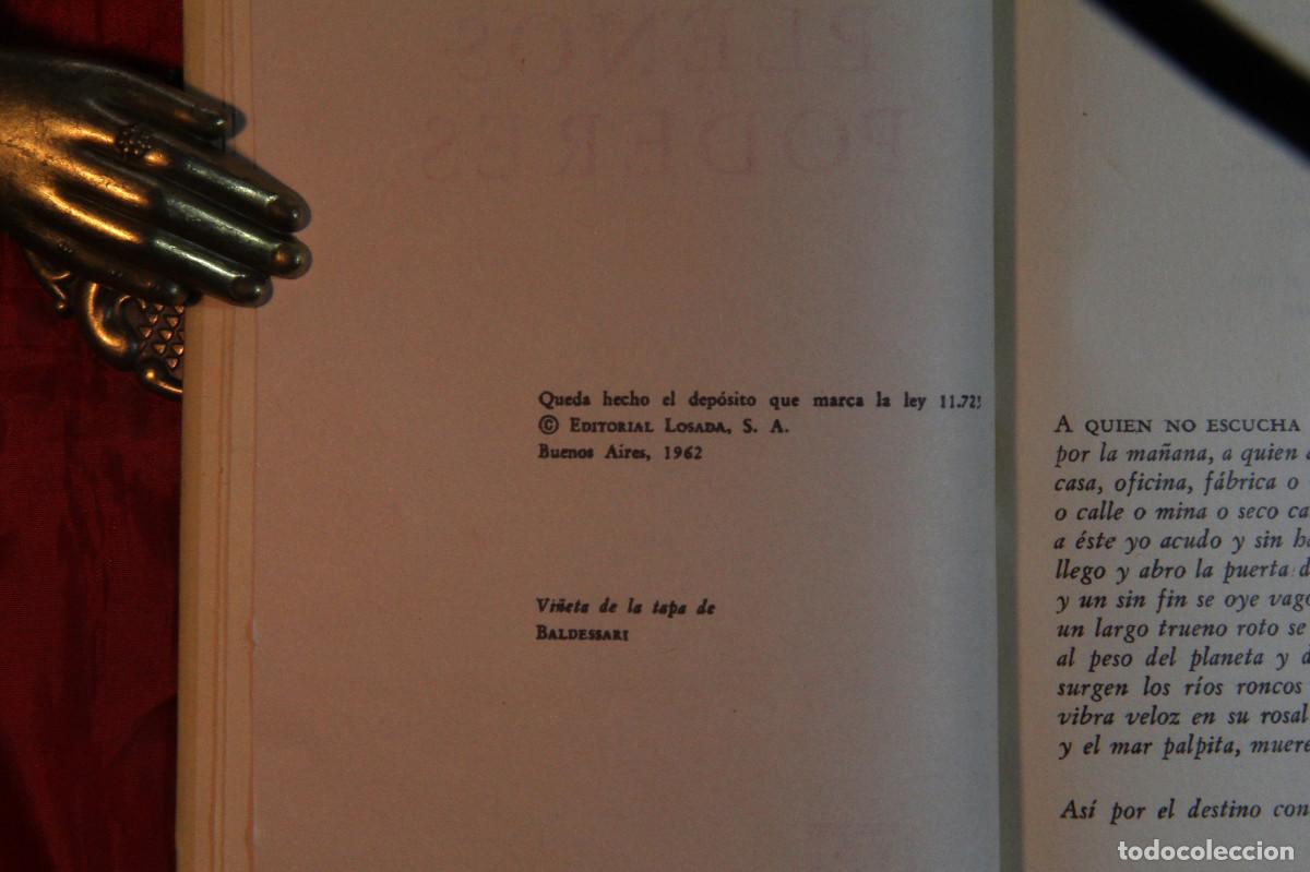 Libros de segunda mano: Pablo Neruda - Plenos poderes 1962 - Firmado y dedicado - Foto 10