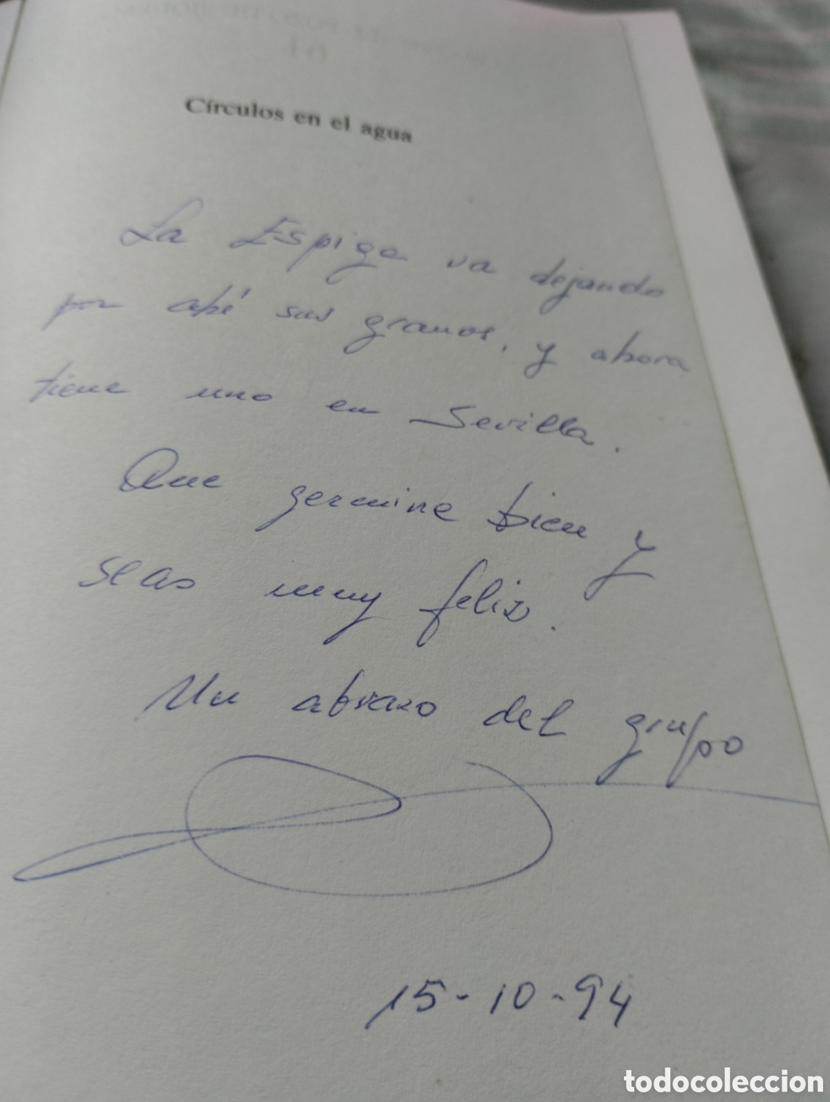 Libros de segunda mano: CIRCULOS EN EL AGUA, ALEIXANDRE, MAR&Iacute;A DOLORES - Foto 4