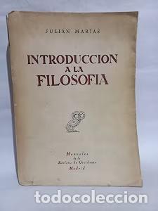 Libros de segunda mano: Introducci&oacute;n a la filosof&iacute;a (Octava Edici&oacute;n) - Juli&aacute;n Mar&iacute;as - Revista de Occidente