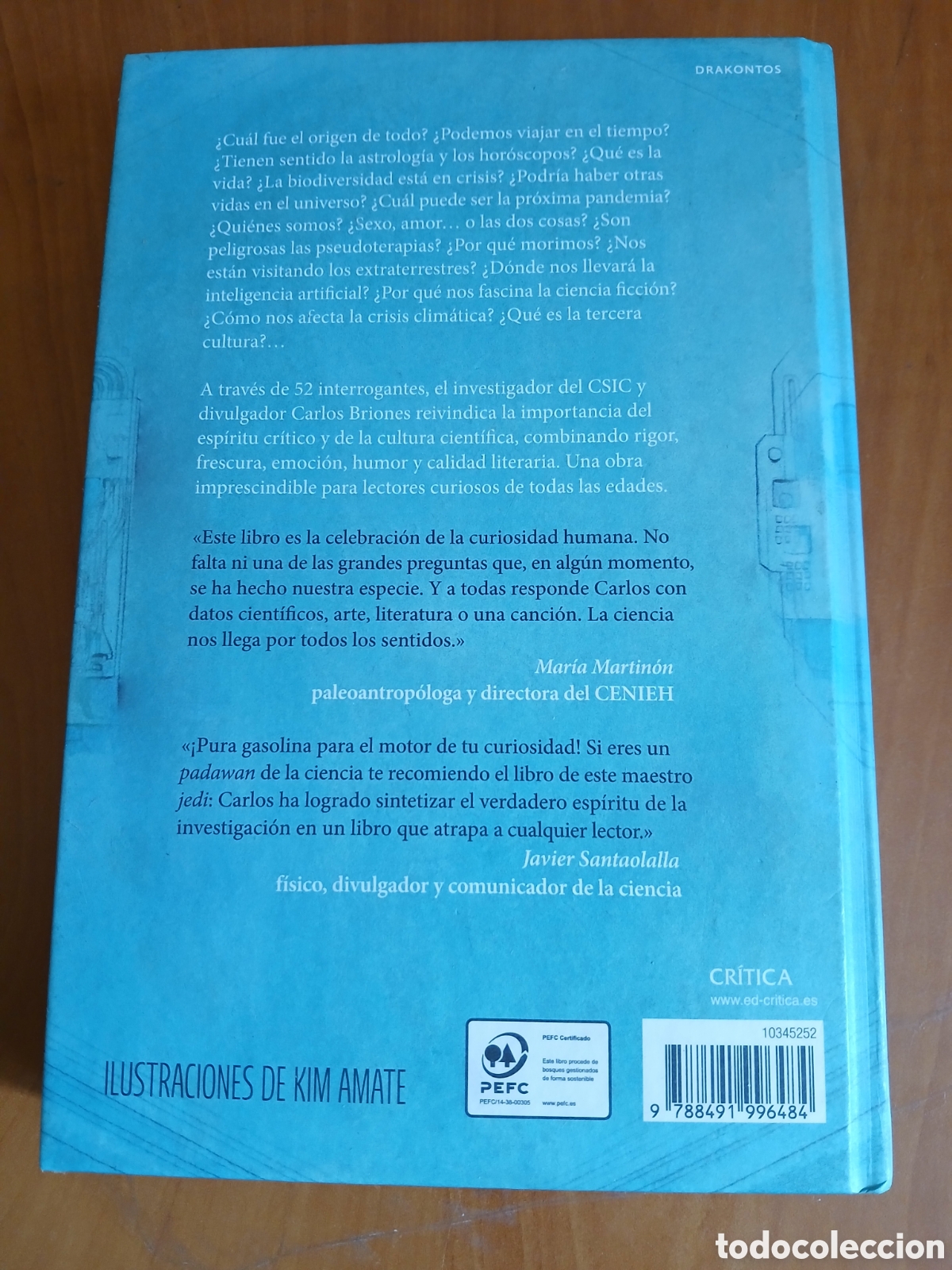 Libros de segunda mano: A bordo de tu curiosidad. Carlos Briones. - Foto 2