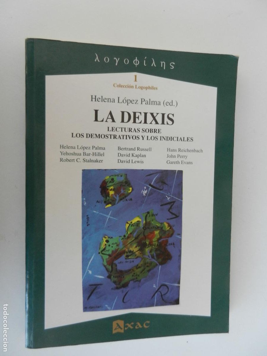 Libros de segunda mano: LA DEIXIS - LECTURAS SOBRE LOS DEMOSTRATIVOS Y LOS INDICIALES - HELENA LOPEZ PALMA - AXAC- 2004