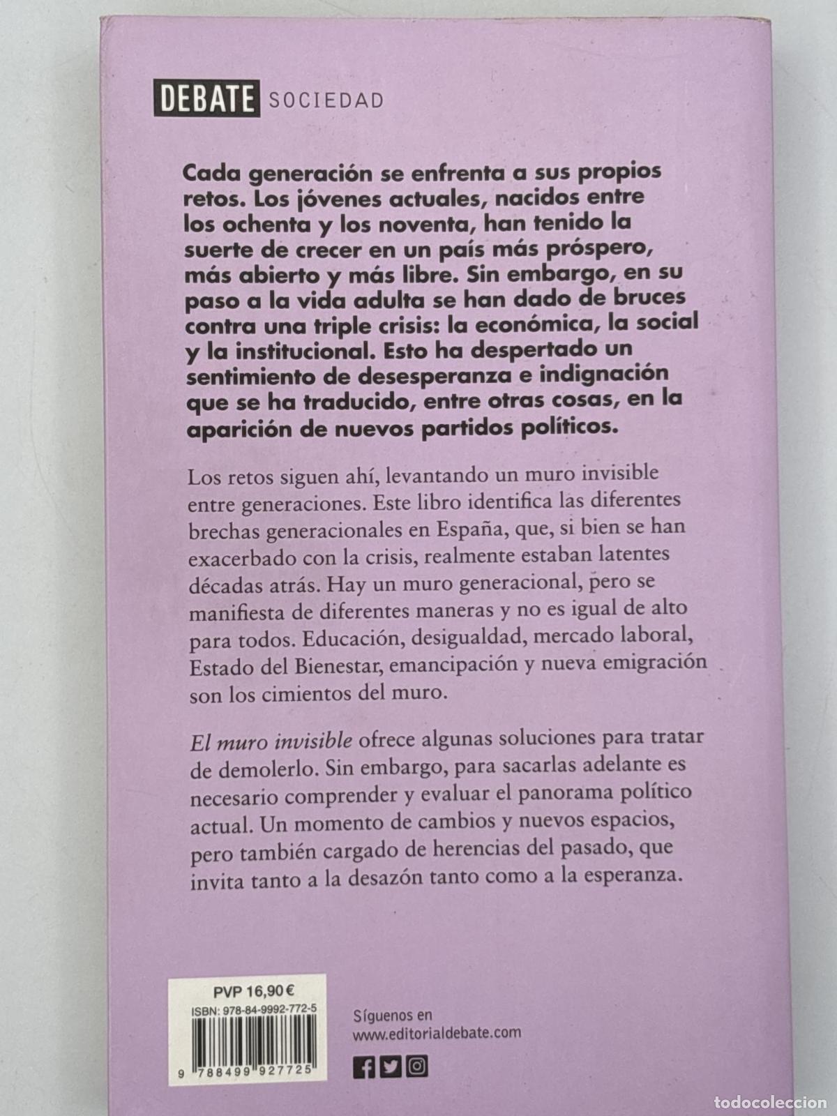 Libros de segunda mano: El muro invisible - Politikon - Foto 3