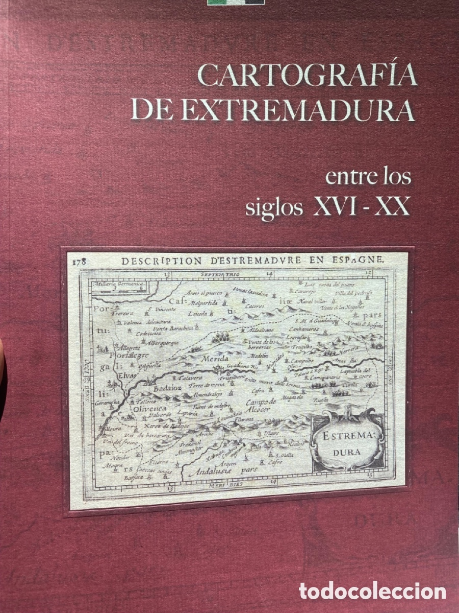 Libros de segunda mano: LIBRO CON CD CARTOGRAFIA DE EXTREMADURA ENTRE LOS SIGLOS XVI/XX