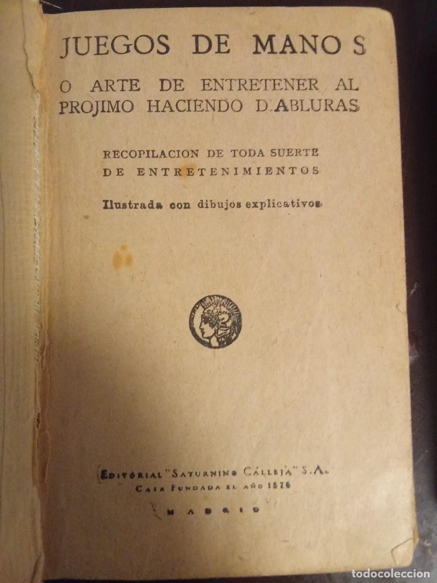 Libros de segunda mano: Juegos de Manos Calleja 2 ejemplares - Foto 2