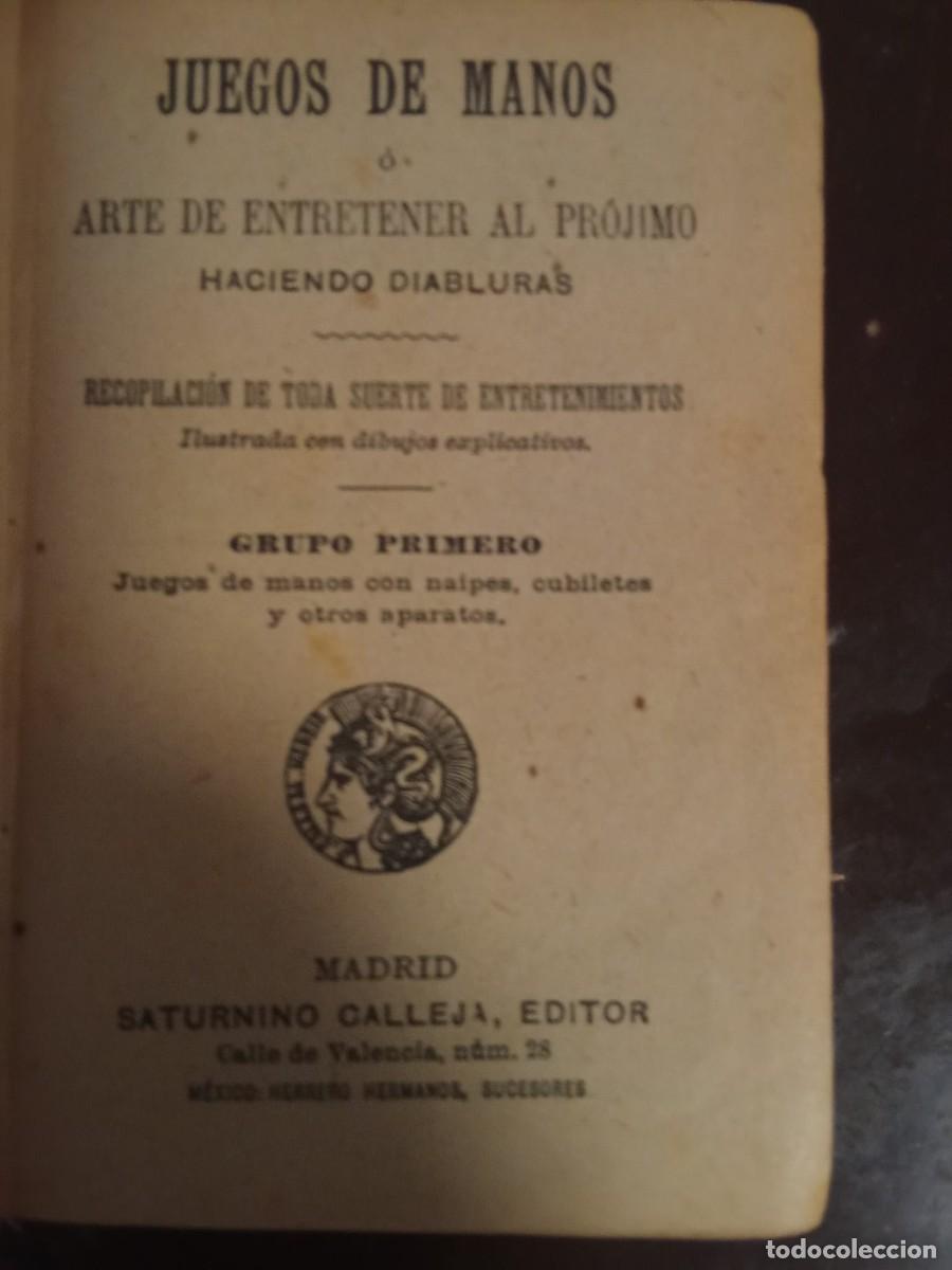 Libros de segunda mano: Juegos de Manos Calleja 2 ejemplares - Foto 3