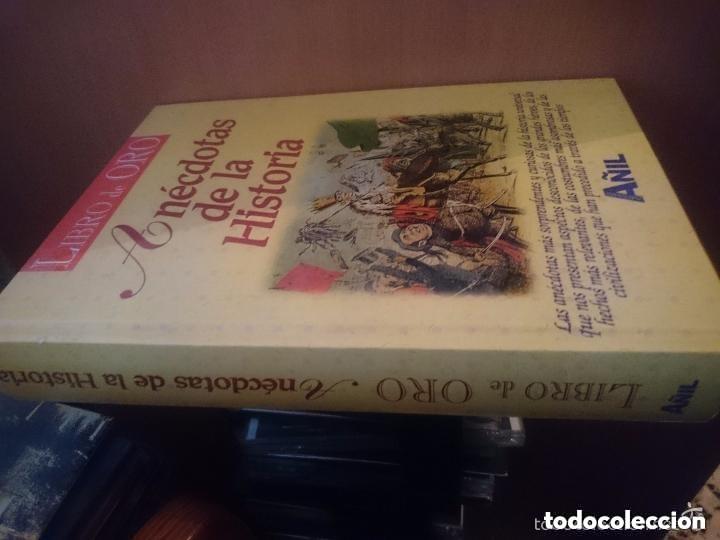 Libros de segunda mano: Anecdotas de la historia -- COLECCION LIBRO DE ORO - ED. A&Ntilde;IL - Foto 2