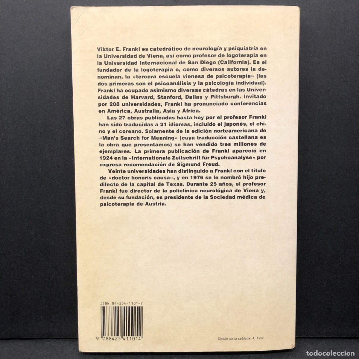 Libros de segunda mano: EL HOMBRE EN BUSCA DE SENTIDO - VIKTOR E. FRANKL - HERDER / 5763 - Foto 2