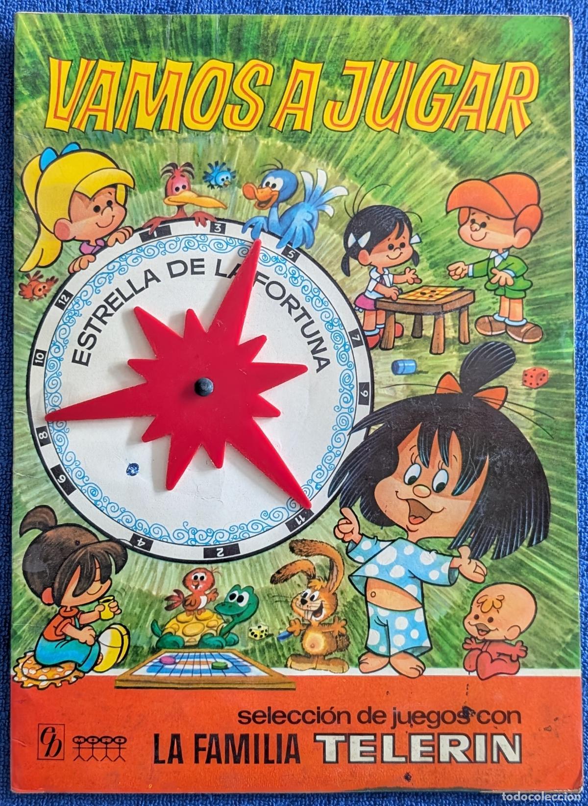 Libros de segunda mano: Vamos a jugar - Selecci&oacute;n de juegos con la familia Teler&iacute;n - Editorial Bruguera (1966)